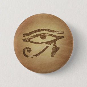 Auge Horus ägyptischen magischen Charmes Button