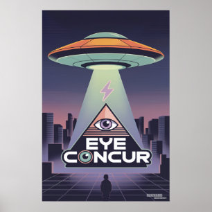 AUGE KOPIEREN IN AWE EARTHLING! POSTER