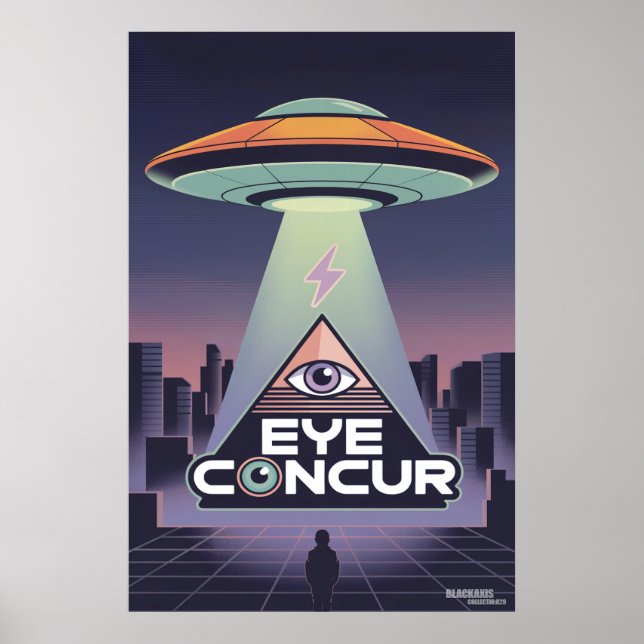 AUGE KOPIEREN IN AWE EARTHLING! POSTER (Vorne)