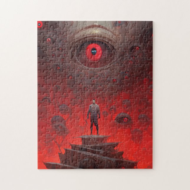 Auge Kreaturen Surrealer Horror Kunst (Vertikal)