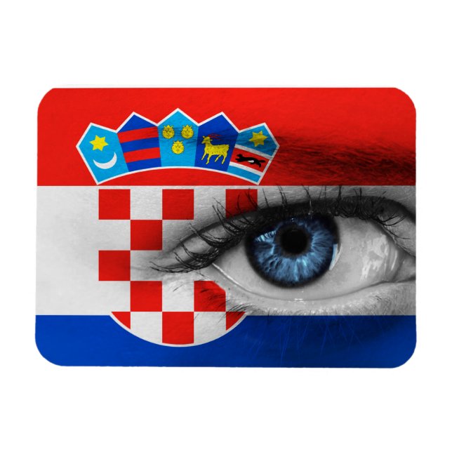 Auge Kroatiens Magnet (Horizontal)