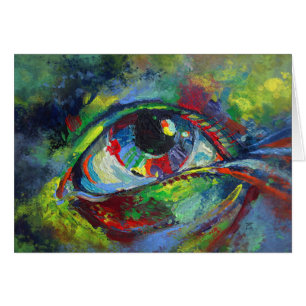 Auge nach oben