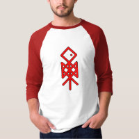 Auge Odin Viking Bindrune 3/4 Seehase Raglan