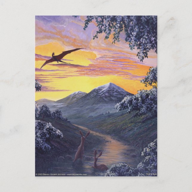 Auge Postkarte (Vorderseite)