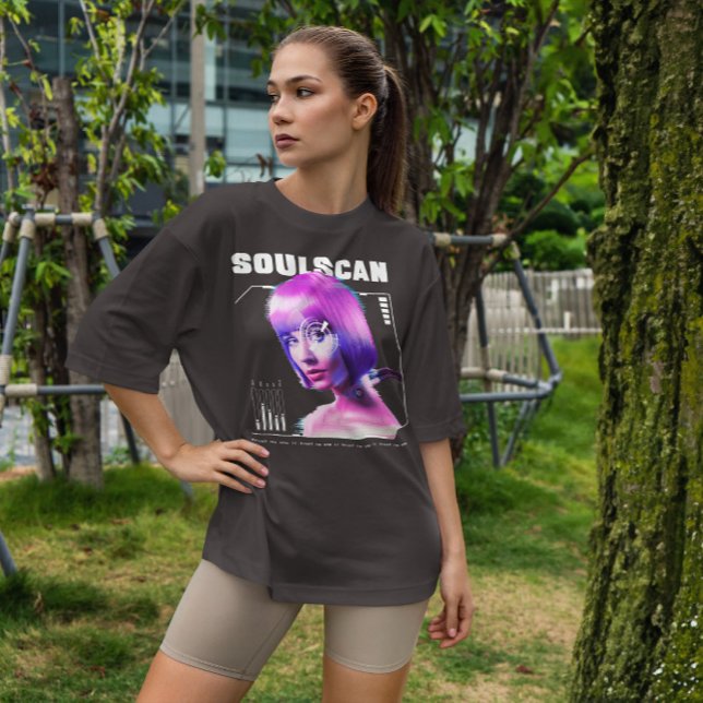 Auge Scan Frau T-Shirt (Von Creator hochgeladen)