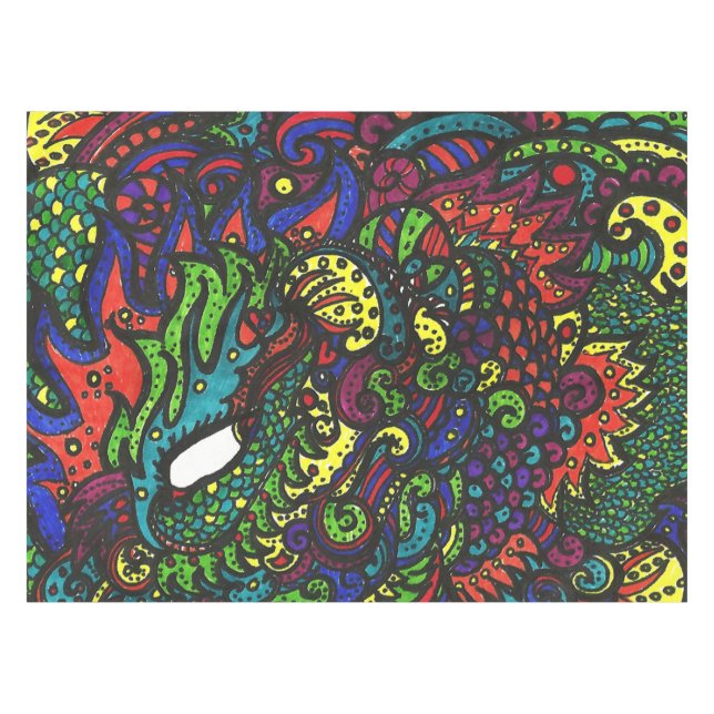 Auge sehen Sie magisch Augen- Tischdecke (Vorderseite (Horizontal))