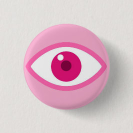 Auge sieht Pink Button