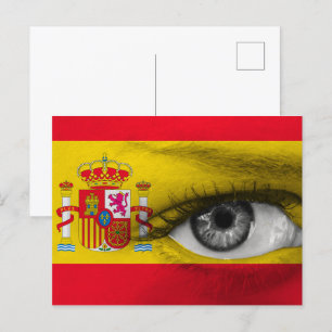 Auge Spaniens Postkarte