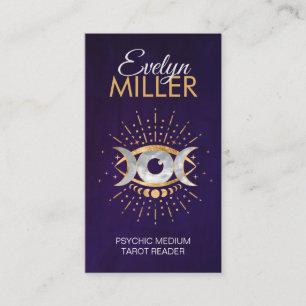 Auge - Triple Moon Gold und Pearl Visitenkarte