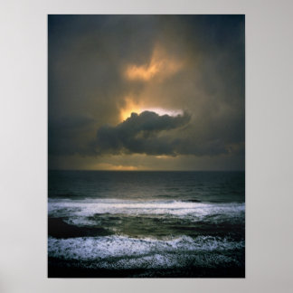 Auge über Meer Poster