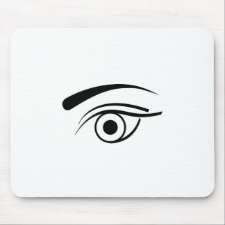 Auge und Augenbraue Mousepad