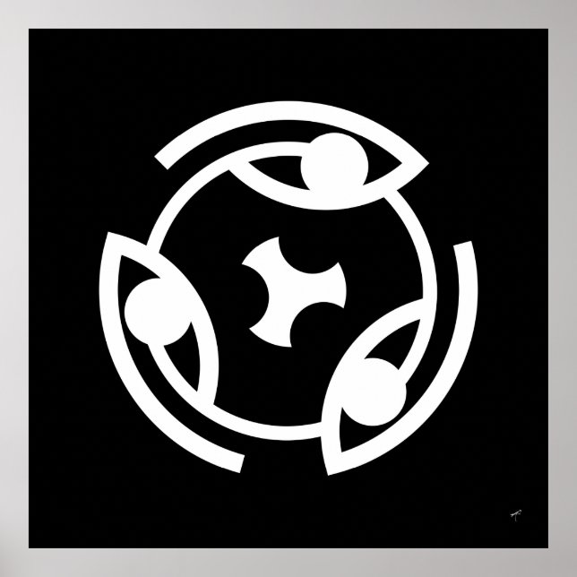 Auge von ... Circular Glyph - Poster (Vorne)