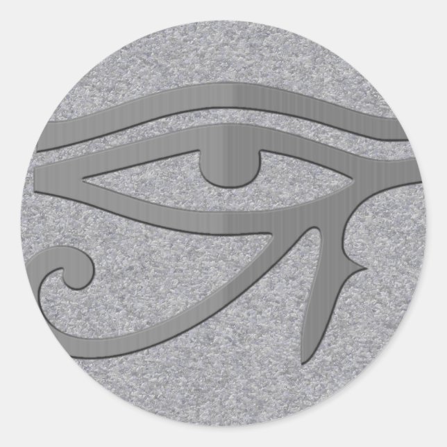 Auge von Horus Aufklebern Runder Aufkleber (Vorderseite)