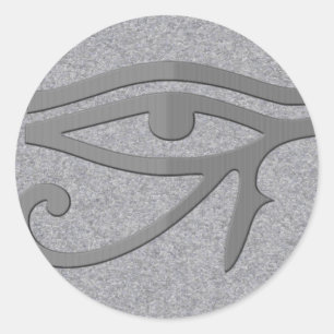 Auge von Horus Aufklebern Runder Aufkleber