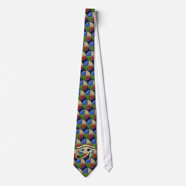 Auge von Horus BlueTie Krawatte (Vorderseite)