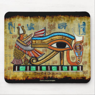 AUGE VON HORUS, WADJET Ägyptische Art Mousepad