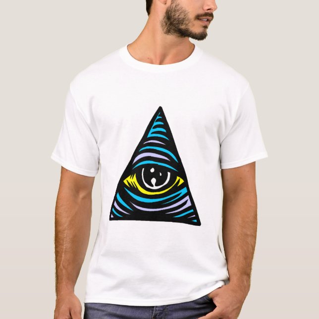 Auge von Illuminati T-Shirt (Vorderseite)