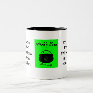 Auge von Newt. Das Gebräu der Hexe… Kaffee Zweifarbige Tasse