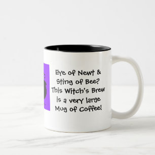 Auge von Newt. Das Gebräu der Hexe… Kaffee Zweifarbige Tasse
