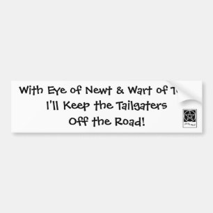 Auge von Newt & Wart of... Tailgater Autoaufkleber