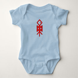 Auge von Odin Viking Bindrune Baby Strampler