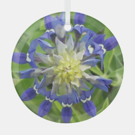 Auge von Texas Bluebonnet Ornament Aus Glas