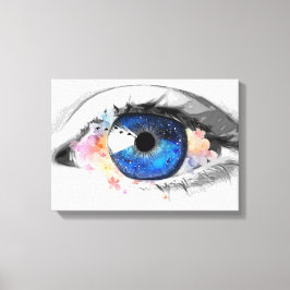 AUGE  | Zazzle_Growshop. Leinwanddruck