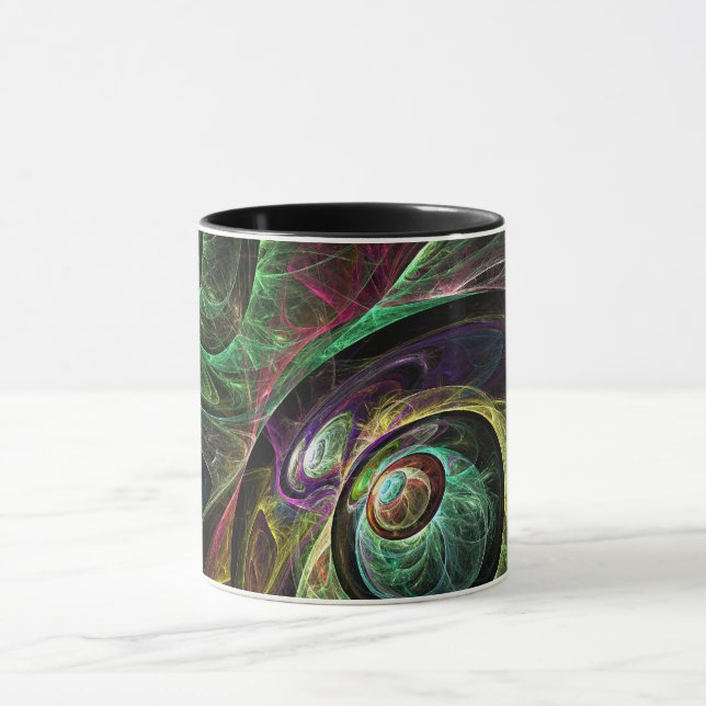 Augen-Abstrakte Kaffee-Tasse Tasse (Zentrum)