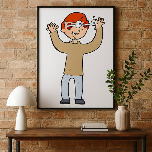 Augen ausbrechen poster