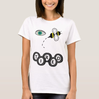 Augen-Biene ermüdet T-Shirt