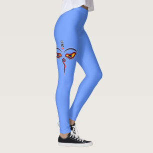 Augen der Weisheit Buddha - Augen des Bodhnath-Tem Leggings