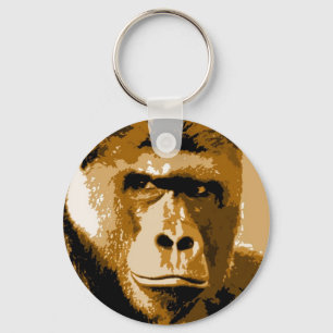 Augen des Gorilla-Schlüsselanhängers Schlüsselanhänger