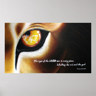 Augen des Herrn (Poster) Poster