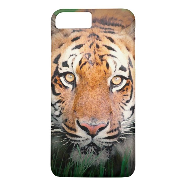 Augen des Tiger iPhone 7 Plus Fall Case-Mate iPhone Hülle (Rückseite)