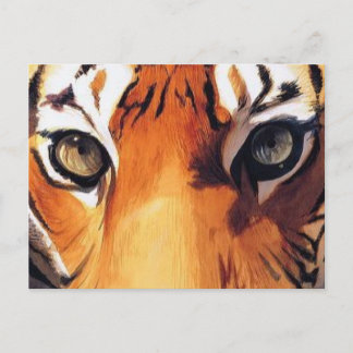 "Augen des Tiger" Paul Jackson Watercolor Postkarte