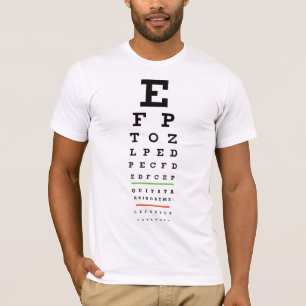 Augen-Diagramm - an, mir T - Shirt in der