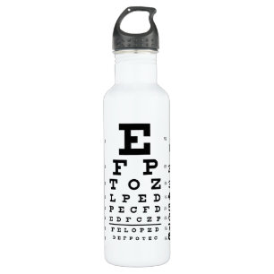 Augen-Diagramm Edelstahlflasche