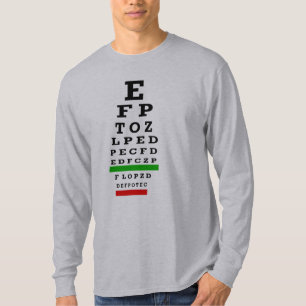 AUGEN-DIAGRAMM Geschenke T-Shirt