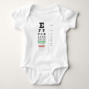 Augen-Diagramm Hermans Snellen, zum der visuellen Baby Strampler