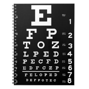 Augen-Diagramm Notizblock