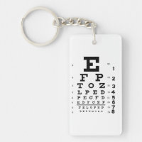 Augen-Diagramm-Optometriker-Schlüsselkette