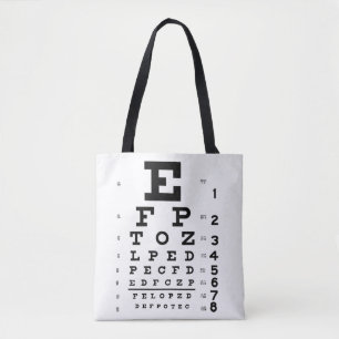 Augen-Diagramm-Optometriker-Taschen-Tasche Tasche
