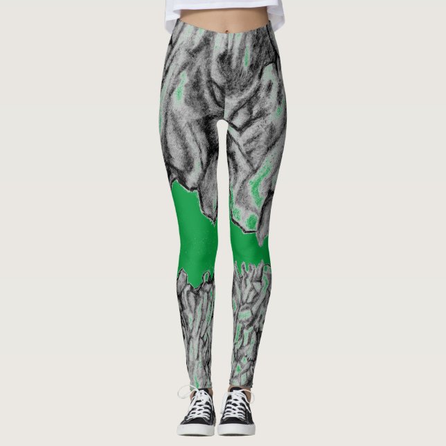 Augen, die Leggings zum Sport oder zum lässigen Ve (Vorderseite)