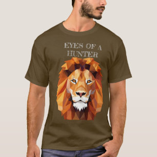 Augen eines Jägers - Fokussiertes Löwen-T-Shirt T-Shirt