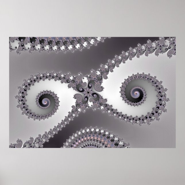 Augen - Fraktal Poster (Vorne)