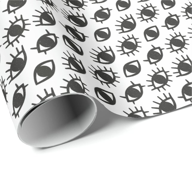 Augen Geschenkpapier (Rolleneckpunkt)