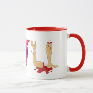 Augen-Herz U TASSE