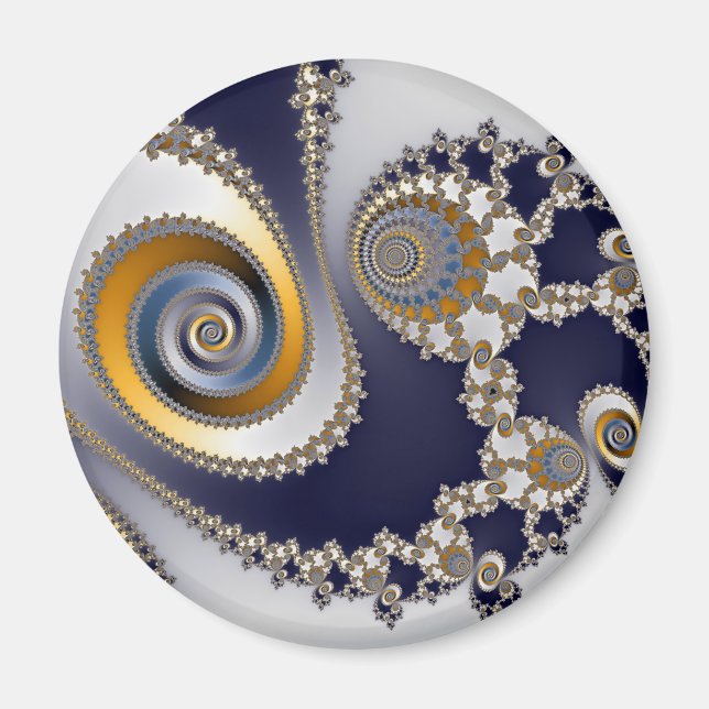 Augen im Himmel - Fraktal Magnet (Vorne)