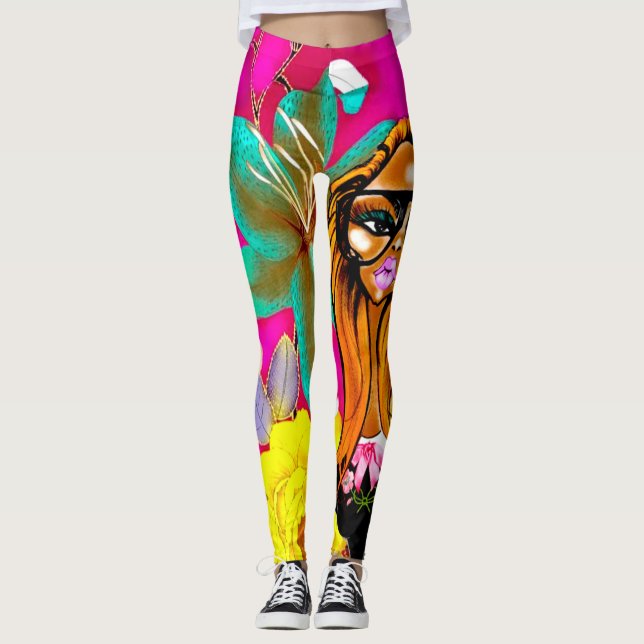 AUGEN-LEGGINGS LEGGINGS (Vorderseite)
