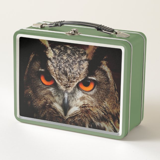 Augen Metall Brotdose (Vorderseite)
